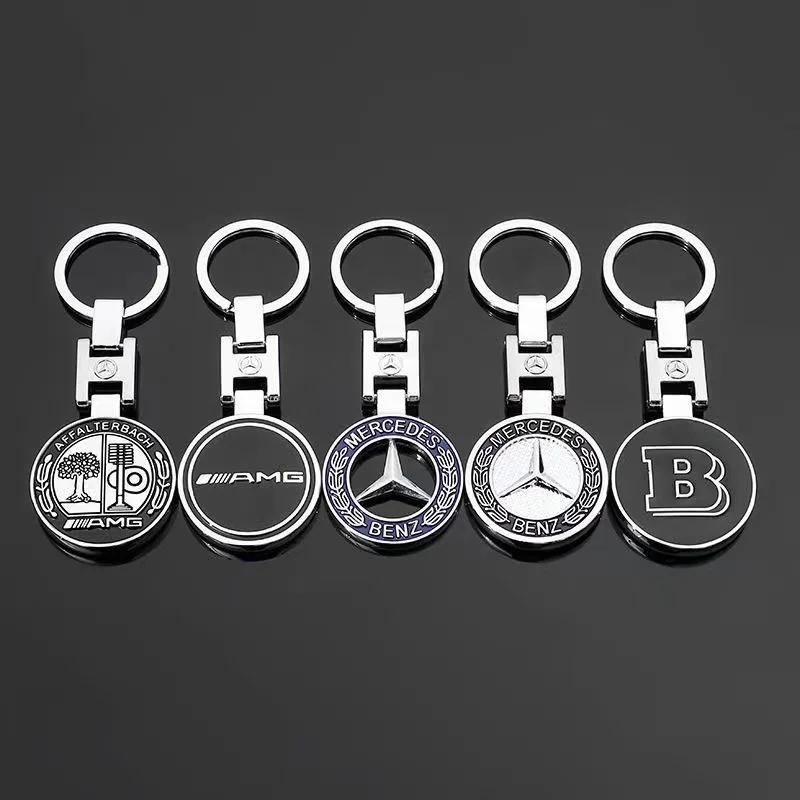 Car Keychain Key Chain Ring Key Holder Styling For Mercedes Benz AMG C260l GLC CLE GLC GLA GLK W204 W205 W211 W212 W213 CLASS