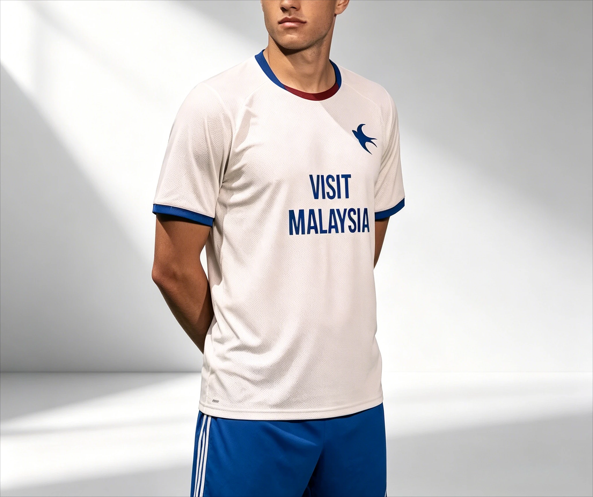 26/27 Cardiff City Season Football Jersey Short Sleeve Unisex Fan Training Sports Top Family Matching