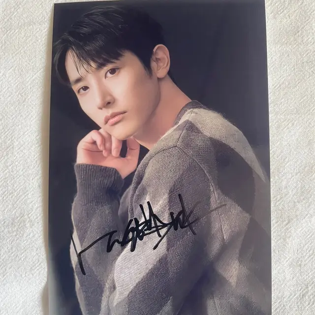 Soo-hyuk Lee Hyuk-soo Lee Signature Photo Hand Signed Photo