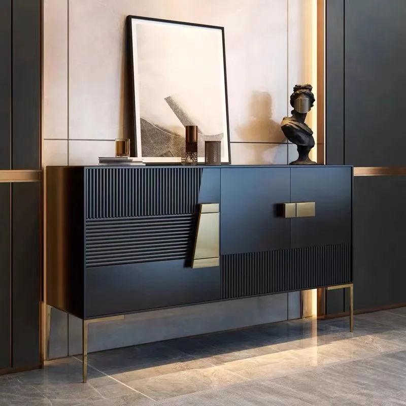 

Light Luxury Minimalist Entry Entrance Cabinet Household Furniture Cabinet Simple Modern Living Room Decorative