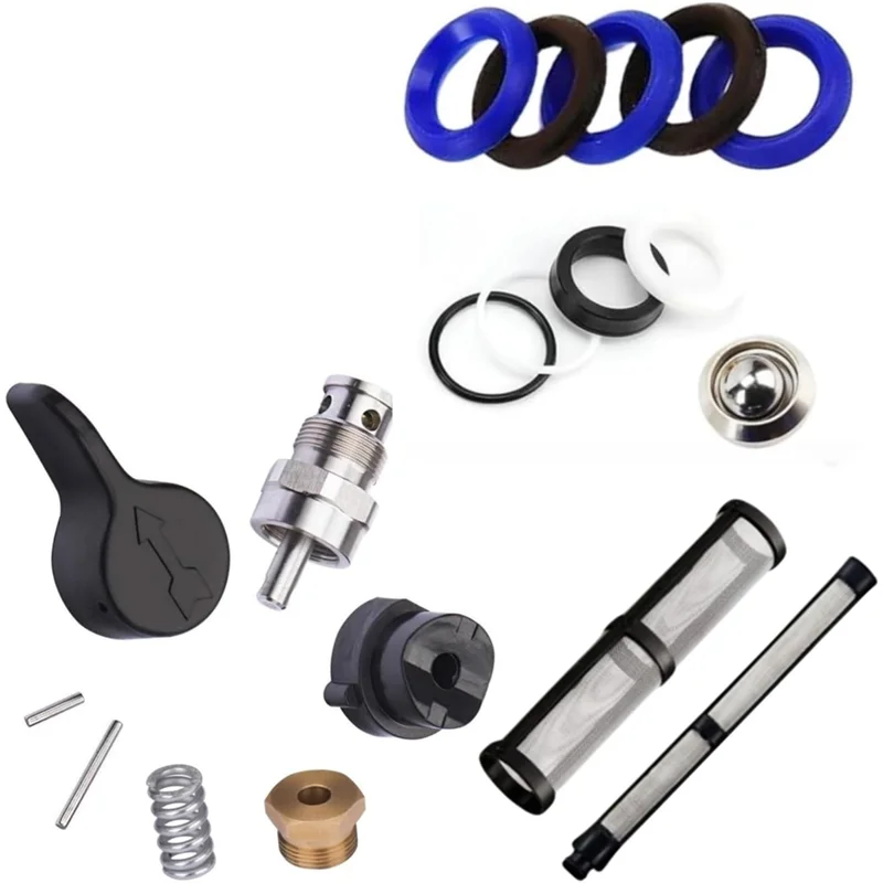 ABDJ-Pumpen-Reparatursatz – kompatibel mit 210, 230, 390, 395, 490, 495, 595, 3400 Airless-Farbspritzgeräten, Ersatzteilen