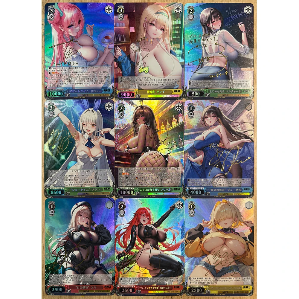 بطاقة قابلة للجمع لتقوم بها بنفسك ACG آلهة قصة فايس شوارز أنيمي ميراندا أليس إيما بنين ألعاب مثيرة مهرجان هدايا عيد الميلاد #2