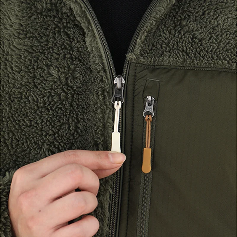 Zipper Pull Puller End Fit Rope Tag Replacement Clip Broken Buckle Fixer Zip Cord Tab Travel Bag Suitcase Tent