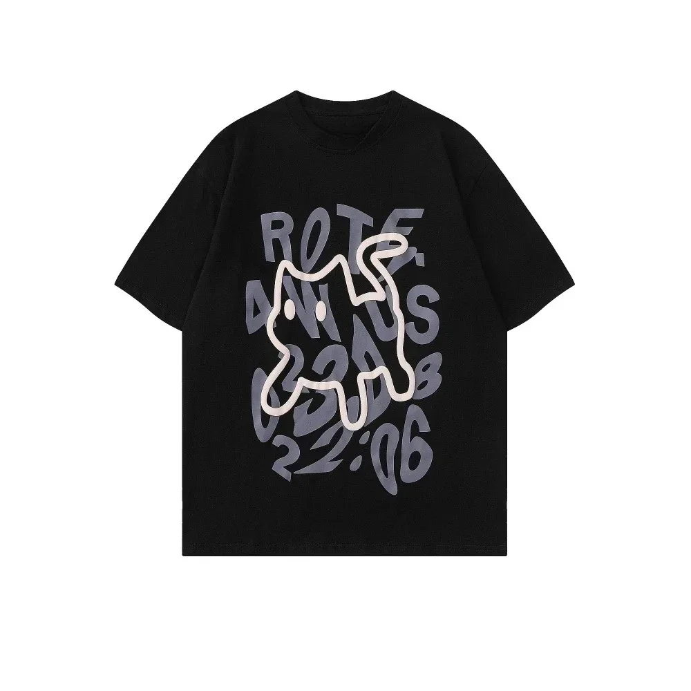 القطط الصورة الرمزية بلوزة المرأة تي شيرت الإناث Y2k ملابس الفتيات Kawaii بلايز منزل الحيوانات الأليفة طباعة الشارع الشهير لطيف القط الجرافيك الملابس #5