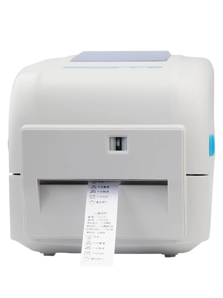 

300dpi Tag Washing Mark Barcode Garment Label Printer with auto cutter