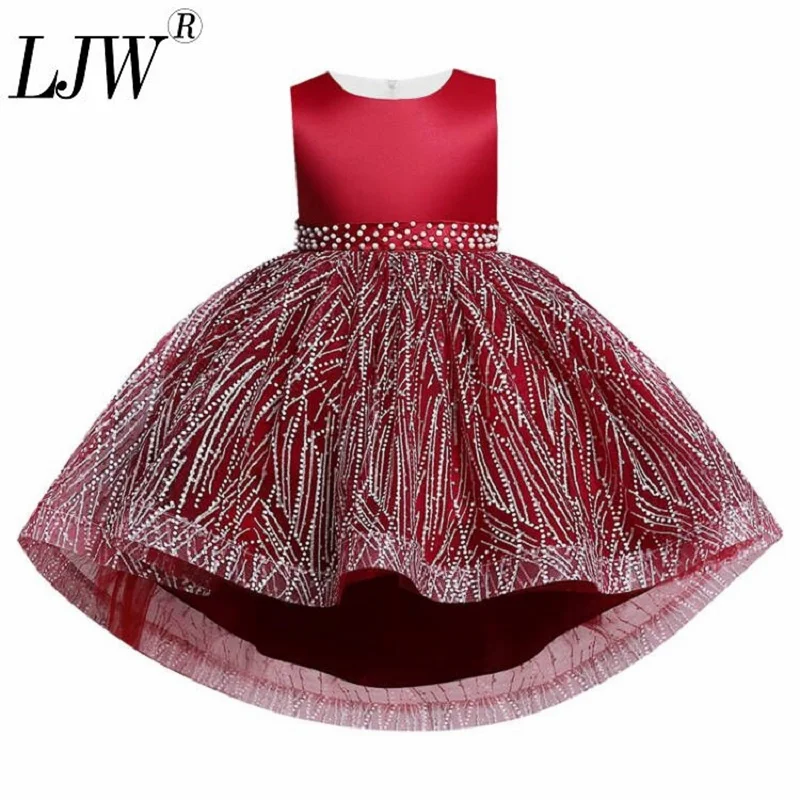 

New High-grade Embroidery Girls Dresses For Christmas Party Princess Dresses,Sleeveless Wedding Dress Fpr Girls Clothes