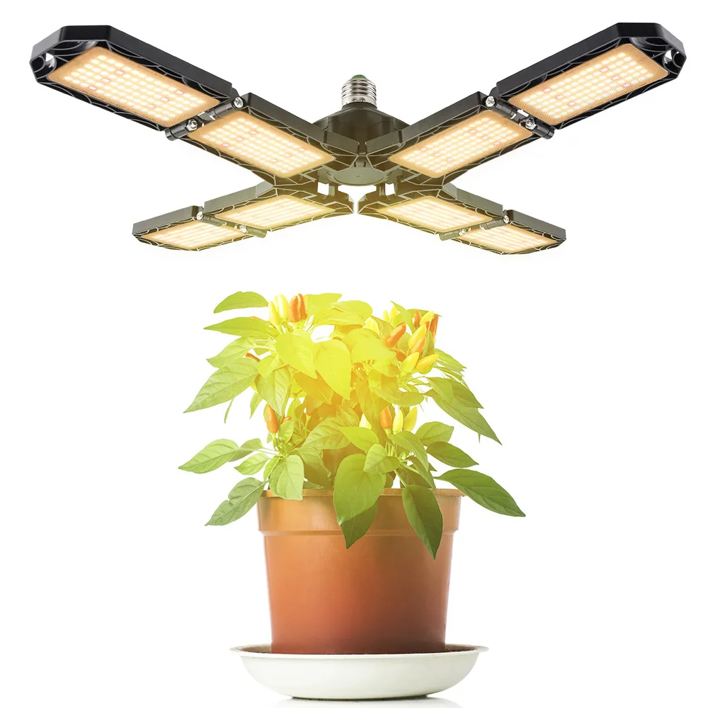 

300W Foldable LED Grow Light Plant Phytolamp Full Spectrum Growth Bulb for Growbox Growtent Indoor Plants Bloom Flowering