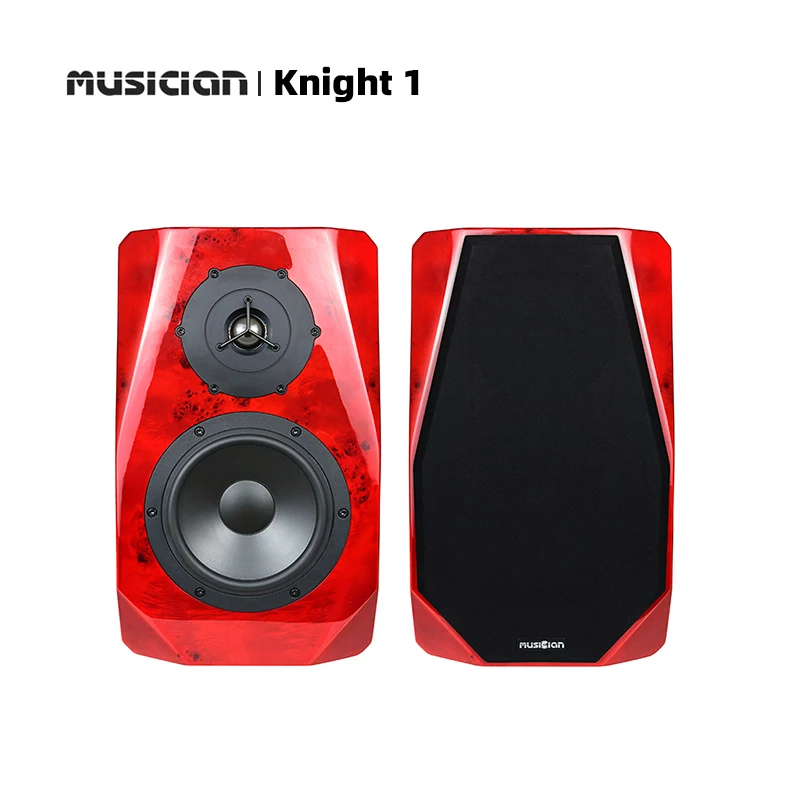 

MUSICIAN Kinght 1 HIFI audiophile bookself speaker 6.5inch 86dB 50HZ-20k HZ 60W continuous 240W peak 4 ohms audio speaker