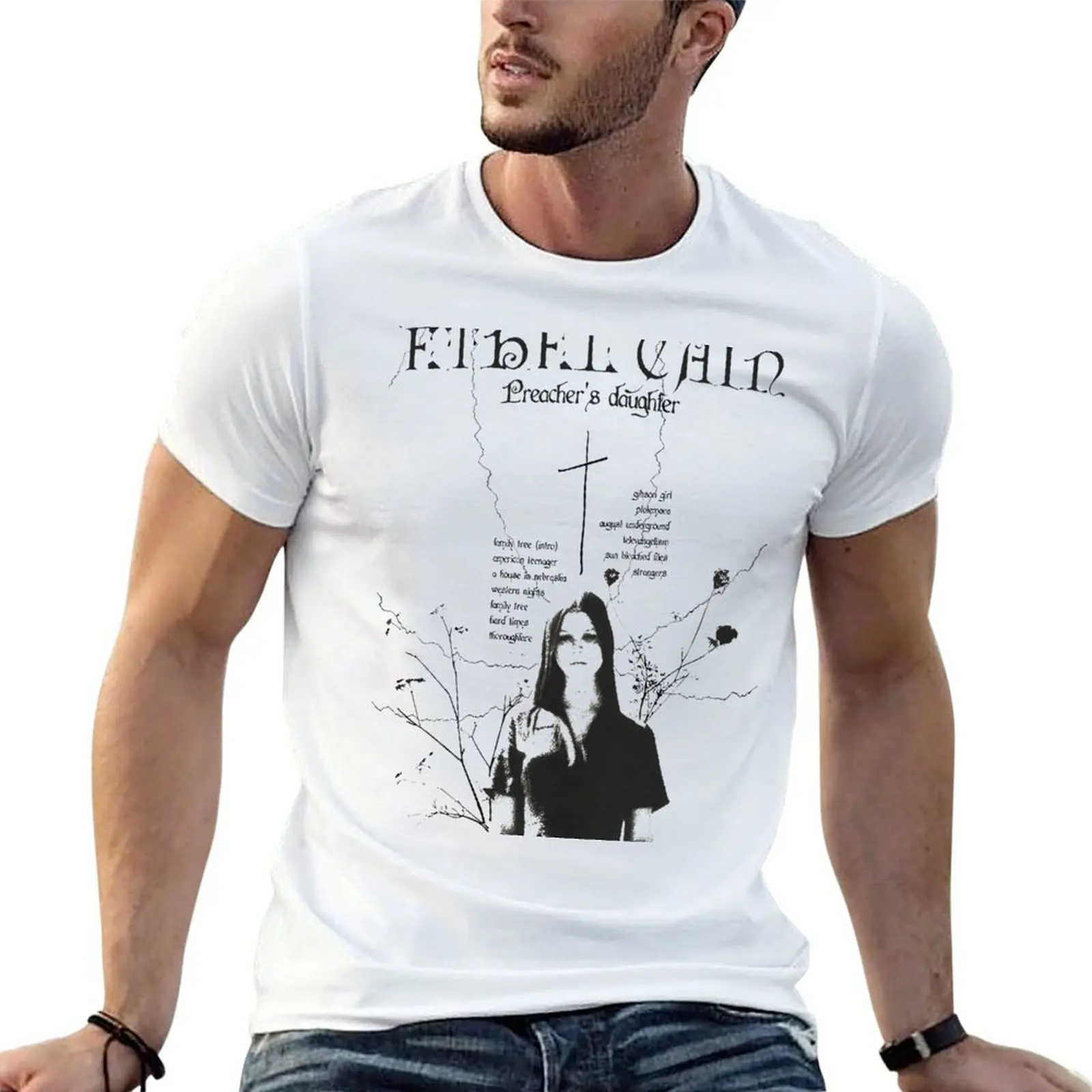 

Daughter luxury brand Cain shirts high man for man quality shirts graphic t funny t Preacher's T-Shirt Songs Ethel