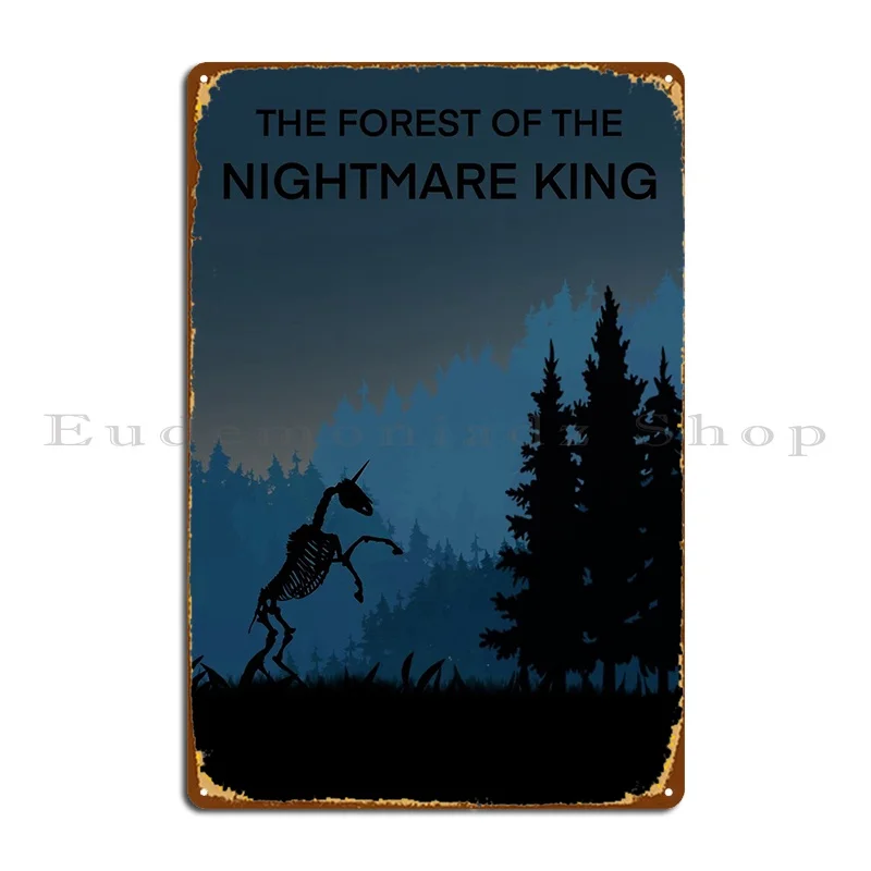 Forest Of The Nightmare King Travel Poster Metal Signs Wall Create Customize Print Pub Plates Tin Sign Poster