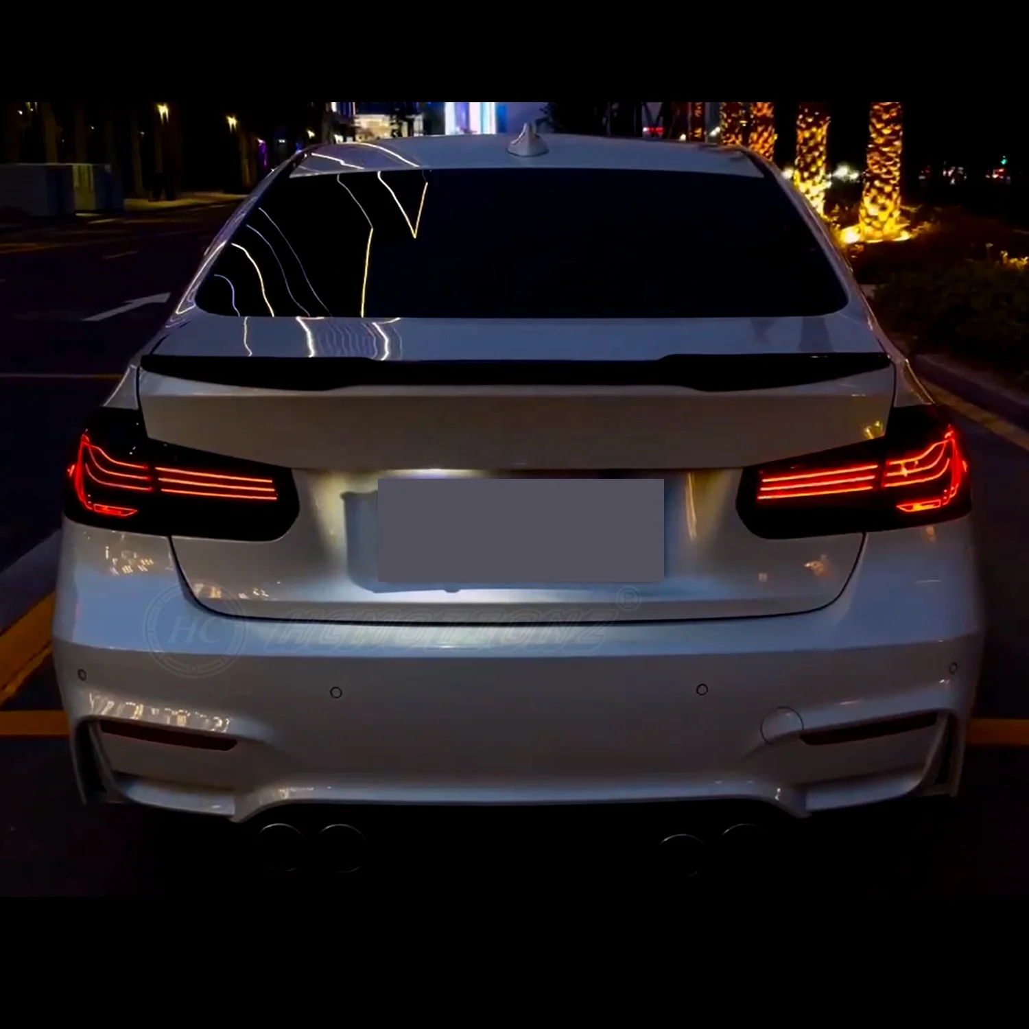 Luces traseras LED RGB para coche BMW Serie 3 F80, montaje de lámparas traseras de animación DRL, M3 F30 2013-2018