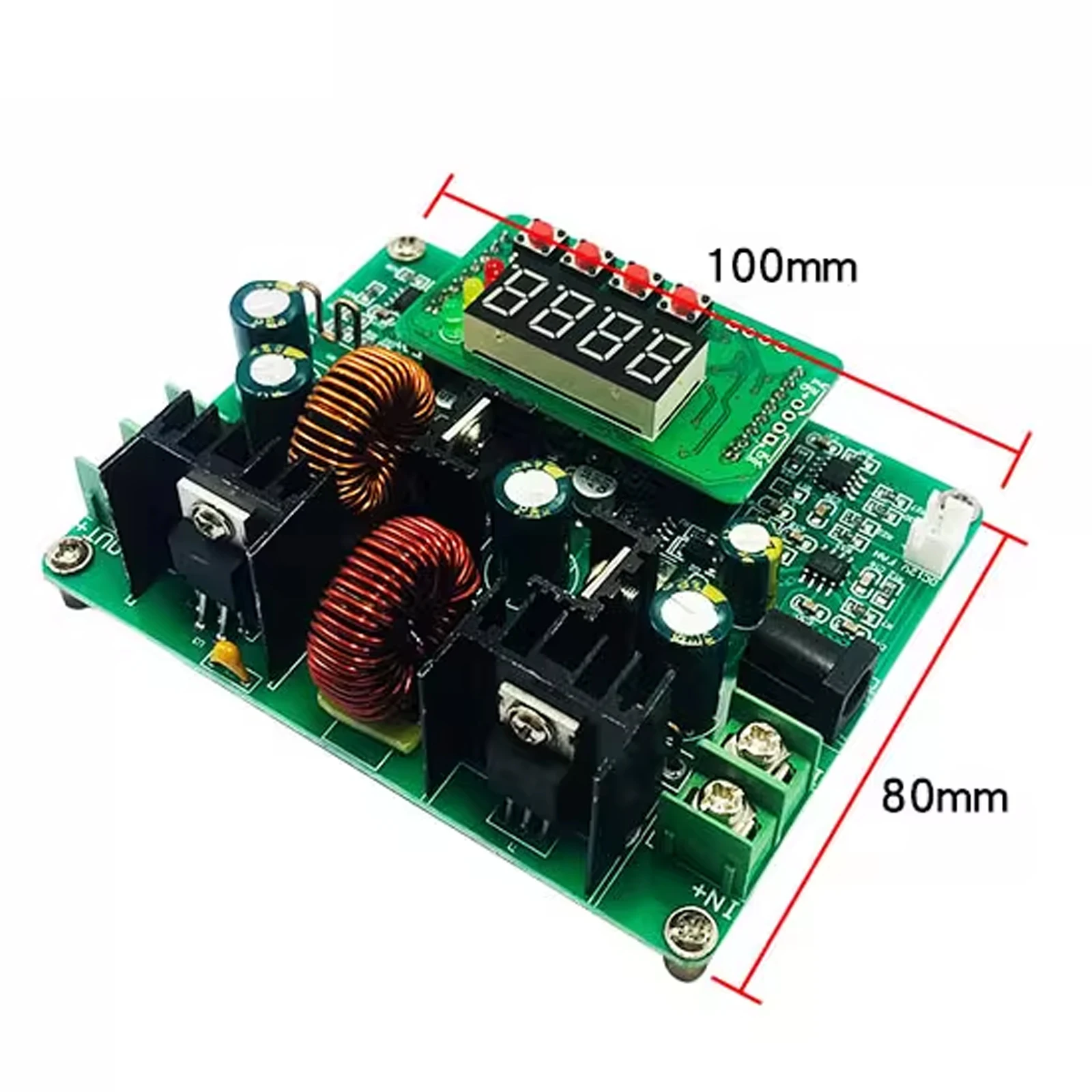 DPS3806 Digital Buck-Boost Converter with Display, DC-DC Power Supply Module 6A 38V Adjustable Voltage & Current