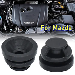 2pcs For Mazda Axela Atenza CX4 CX5 Engine Upper Cover Trim Rubber Grommet Mount Bush Buffer Sleeve Pad Guard Plate Cushion