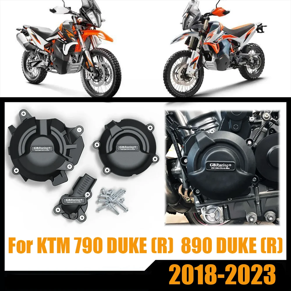 

Для 790 DUKE (R) 2018-2023 890 DUKE (R) 2020-2023 мотоцикла новая защитная крышка двигателя