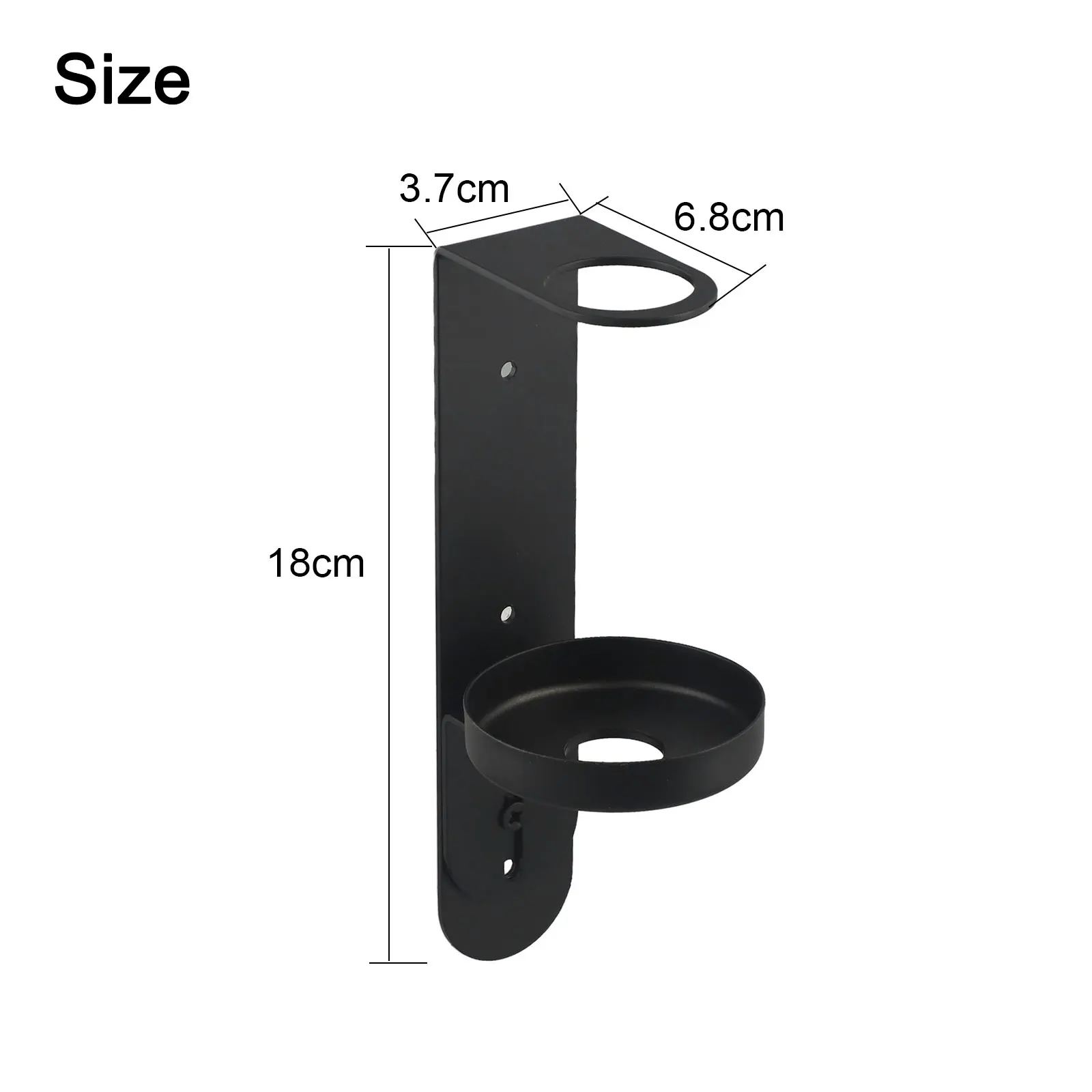 Wall Mounted Soap Dispenser Bottle Holder Bracket Hanger Shower Gel Shampoo Storage Rack Bathroom Kitchen Soap Bottle Holder