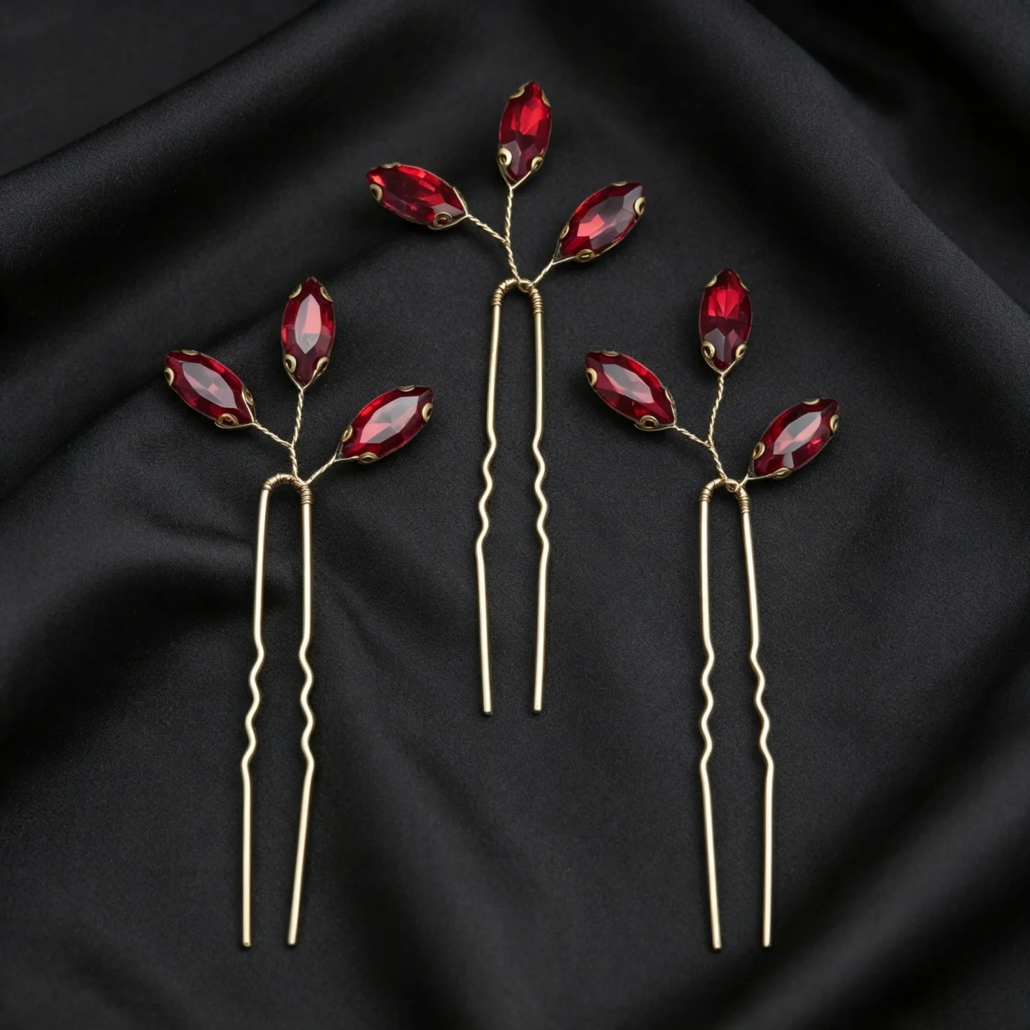 Rhinestone Crystal Pearl Flower Handmade Fashion Hair Clip Hairpin Bridal Wedding Hair Accessories Jewelry Hair Clip Hairpin