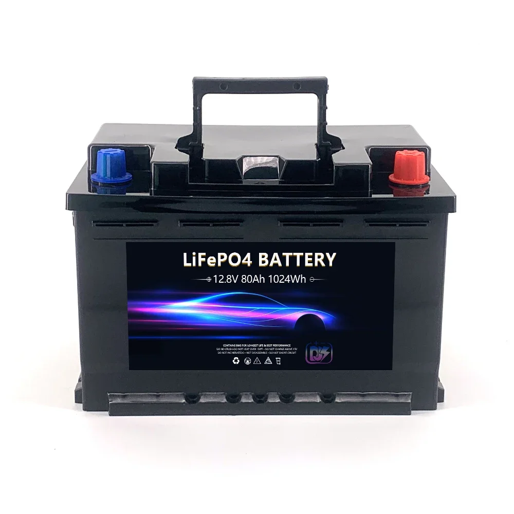 

12v 80Ah 900CCA Auto starter battery Lithium Iron Phosphate Battery LiFePO4 Car Boat Starting battery pack