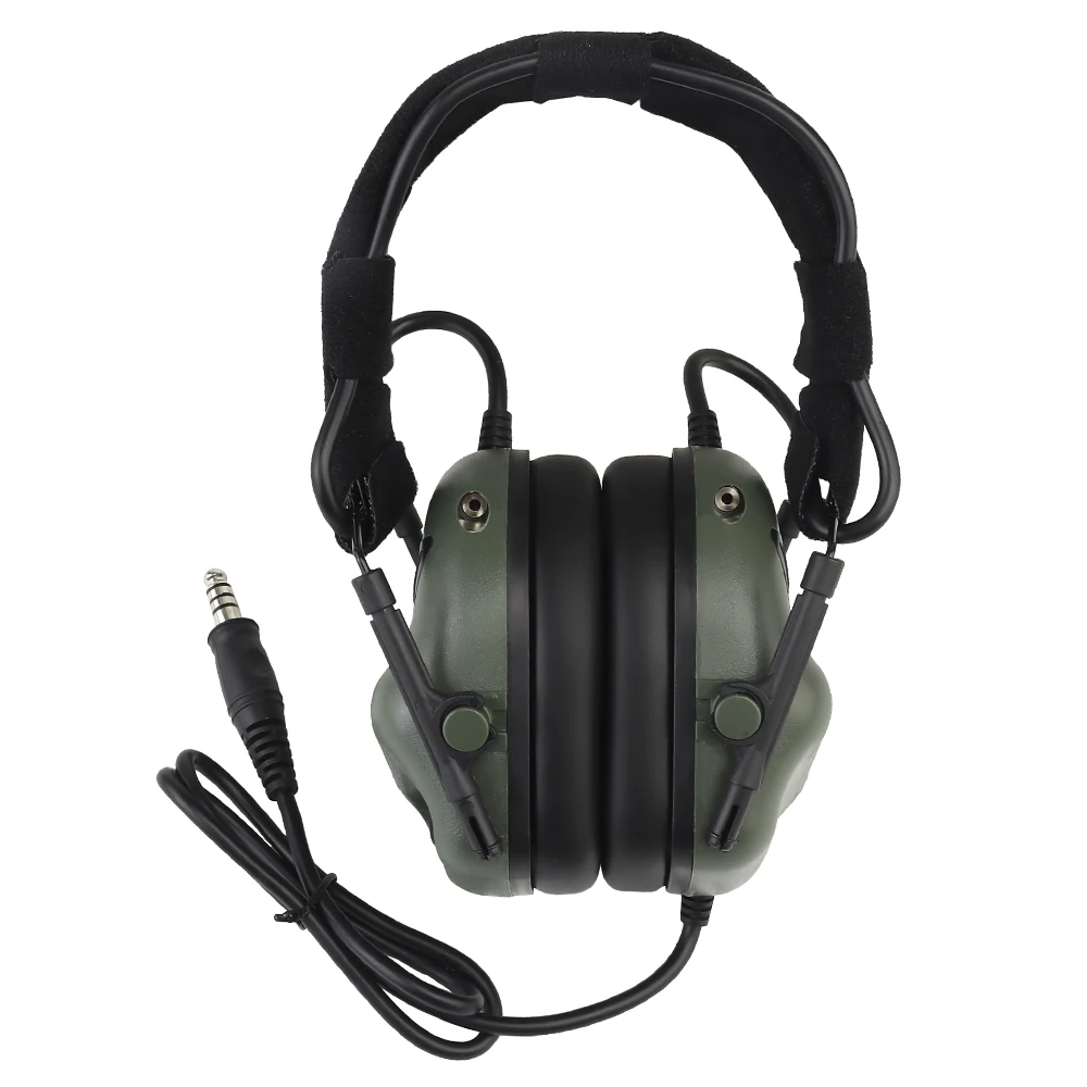 Tactical Electronic Communication Noise Reduction&Sound Pickup Headset,Hearing Protection Noise-proof Hunting Shooting Earmuffs