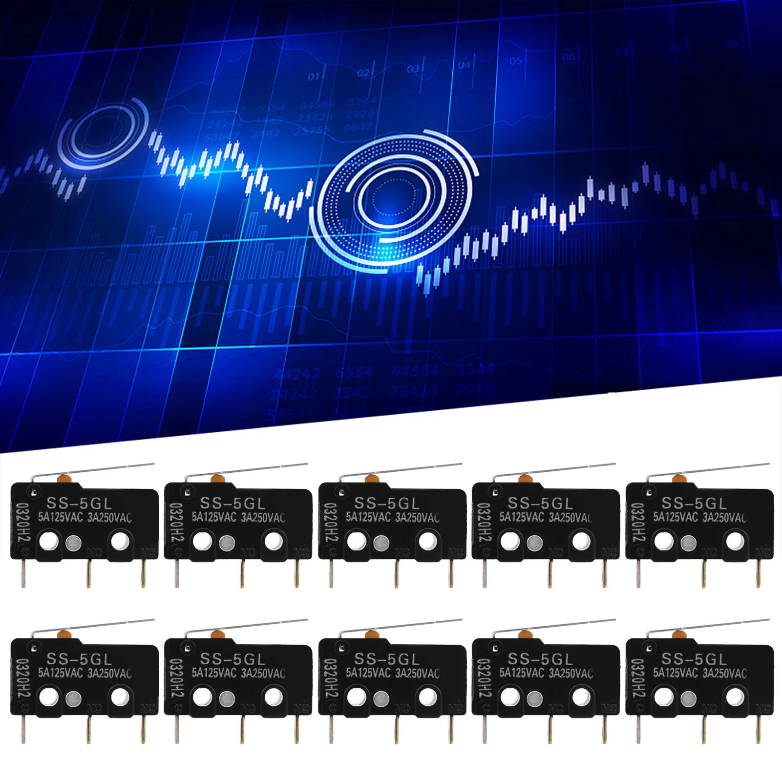 

Аксессуары для 3D-принтеров: концевые выключатели (лимитеры) для RAMPS 1.4 SS-5GL Mini Switches