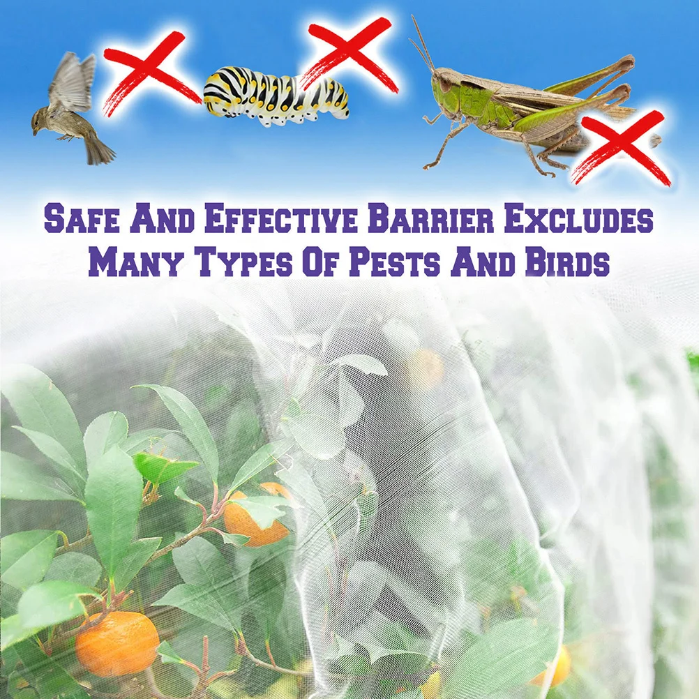 

Anti-Bird Netting Garden Barrier Mesh For Plant Protection Uv Resistant Waterproof Breathable Netting For Vegetables Fruits