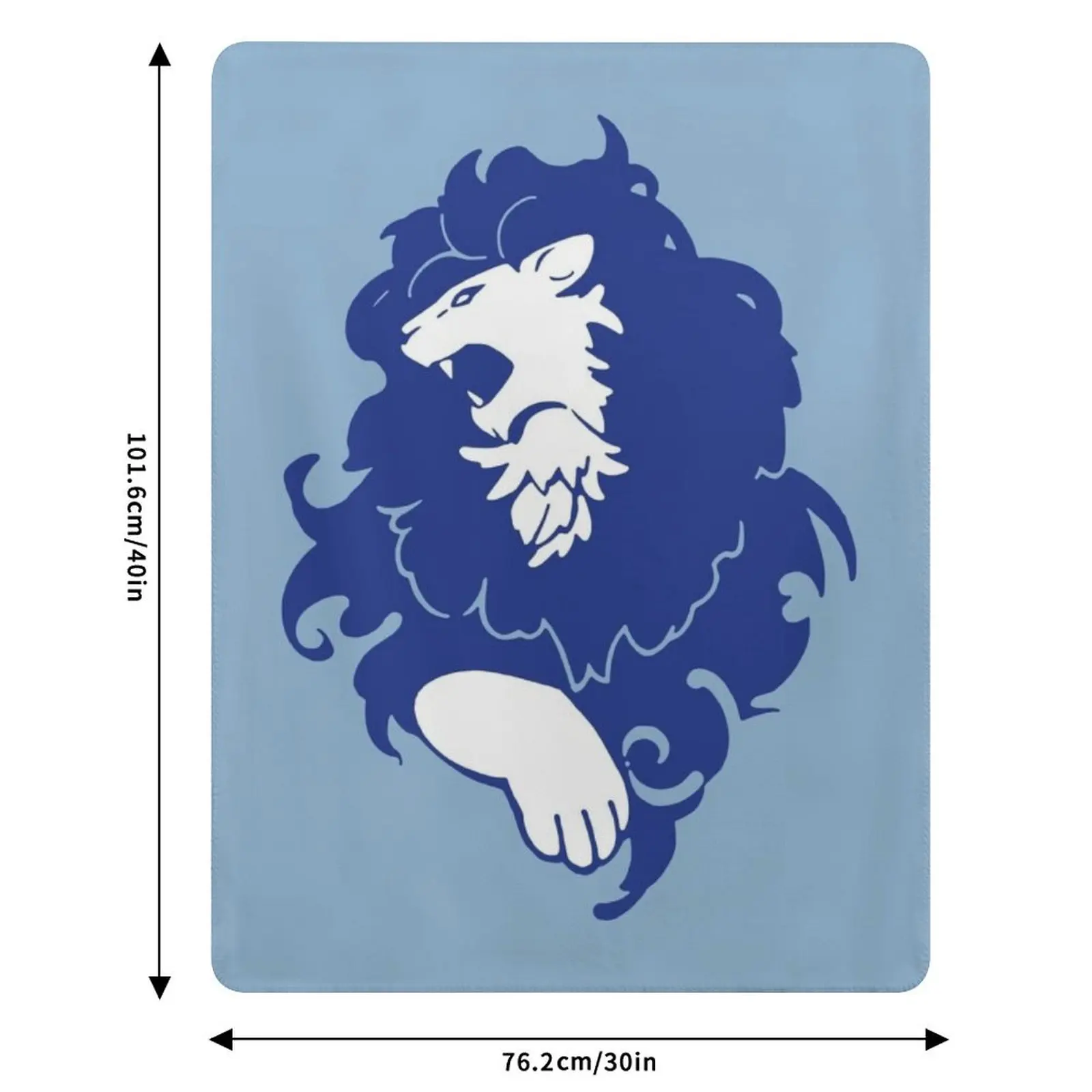 Fire Emblem?: Three Houses - Blue Lions Emblem [Colored] Throw Blanket Summer Thins Warm Blankets
