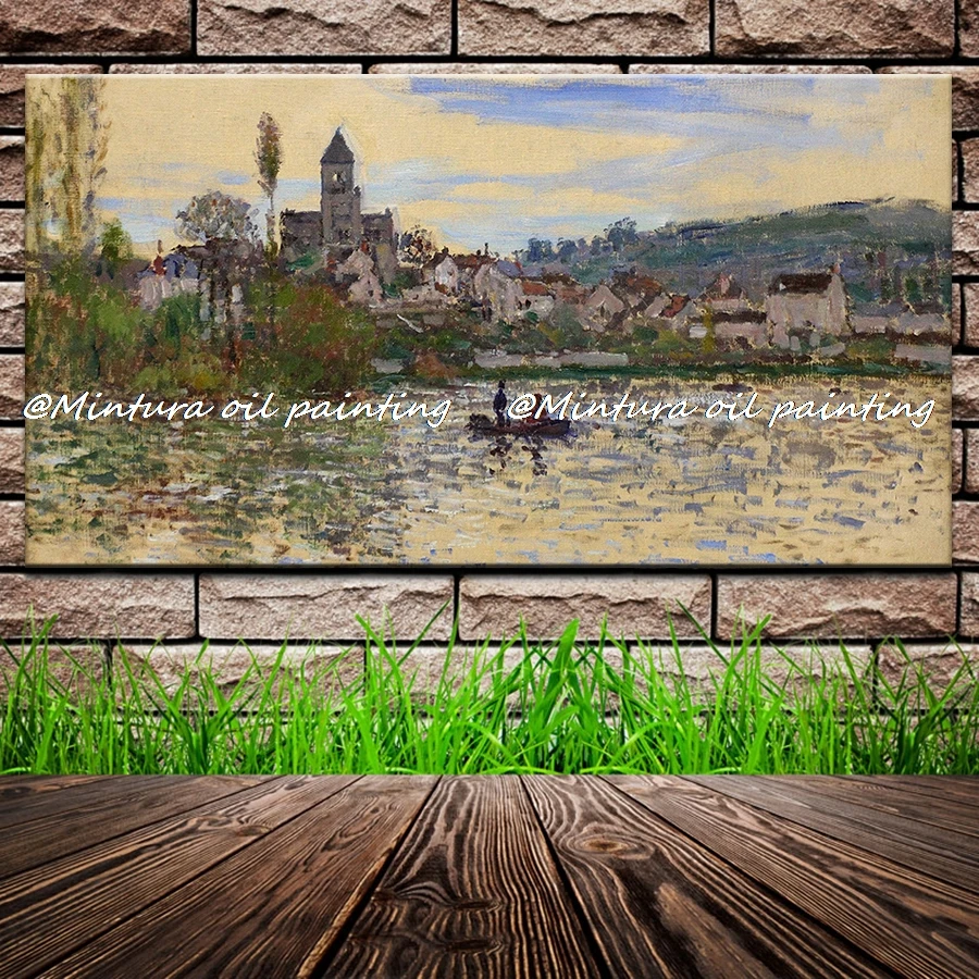 

Handpainted Claude Monet Oil Painting Reproduction Abstract Modern Oil Painting On Canvas,Building Wall Painting,Home Decoration