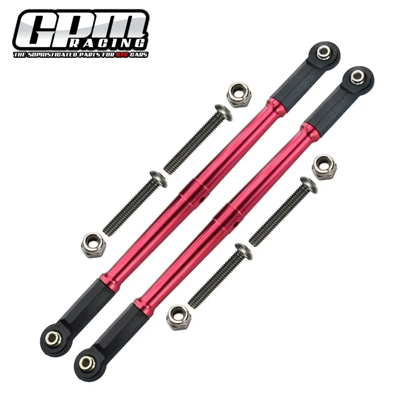 Biellettes de liaison de châssis supérieur arrière réglables en alliage GPM pour LOSI 1/10 Baja Rey 1.0