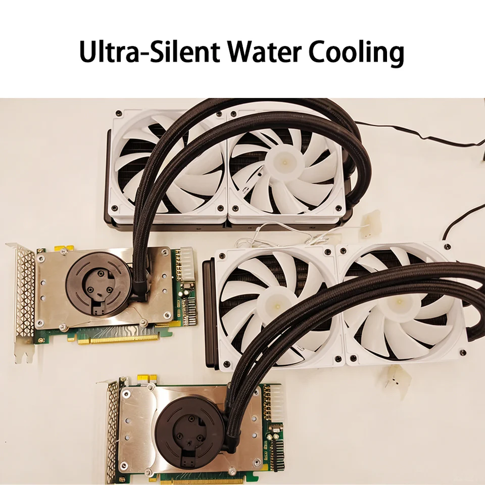 AIO 水冷キット 超静音 NVIDIA Tesla V100 GPU 16GB 32GB 用 優れた