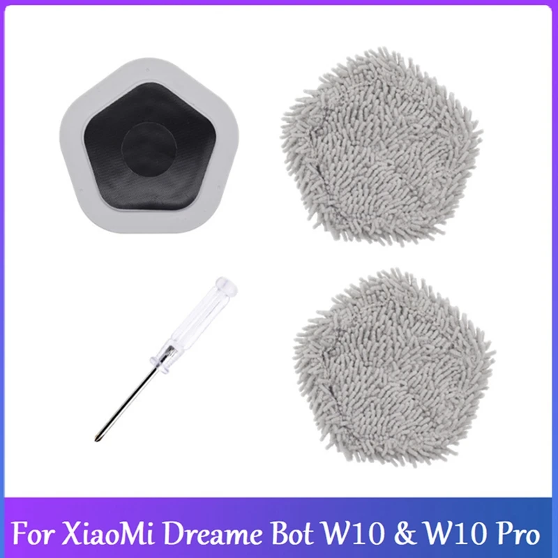 For Xiaomi Dreame Bot W10 & W10 Pro Self-Cleaning Robot Vacuum Cleaner Replacement Parts Mop Cloth And Mop Holder