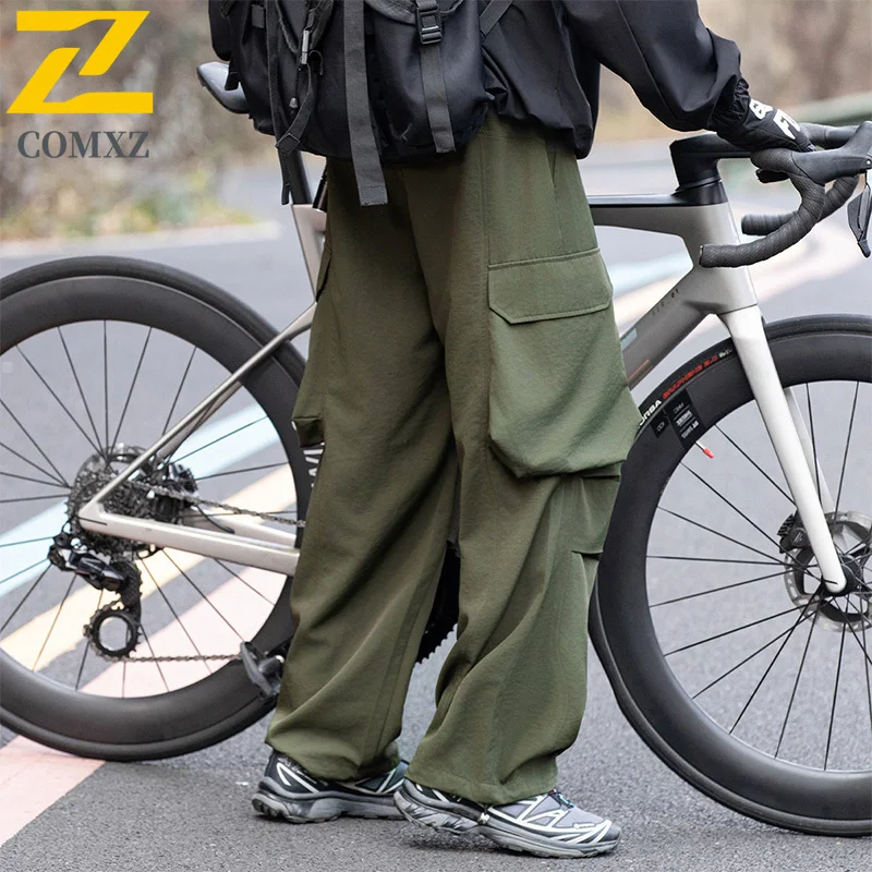 

Men's Utility Cargo Pants 2025 New Autumn Vintage Soft Lightweight Trousers Loose Outdoor Camping Adventure Comfort Pants