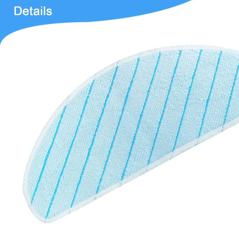 Waschbare Wischpads als Ersatz für Ecovacs Deebot T9+ T9 AIVI T9 AIVI+ T9 MAX T9 POWER Roboterstaubsauger, 8er-Pack