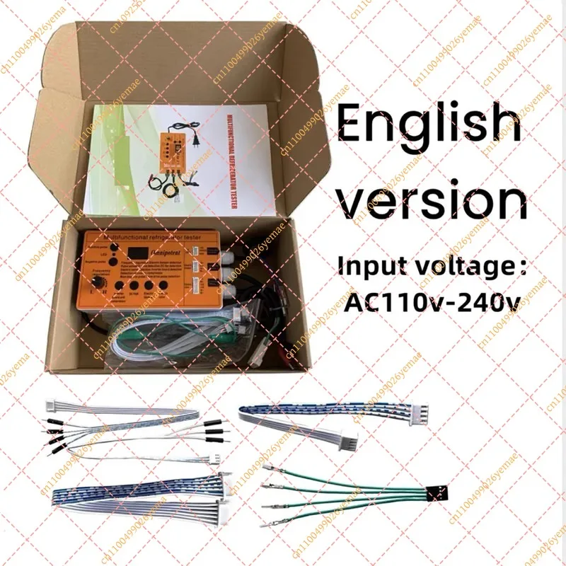 110-240V Refrigerator Inverter Tester Compressor Solenoid Valve Fan Damper Diagnostic Tool English Version