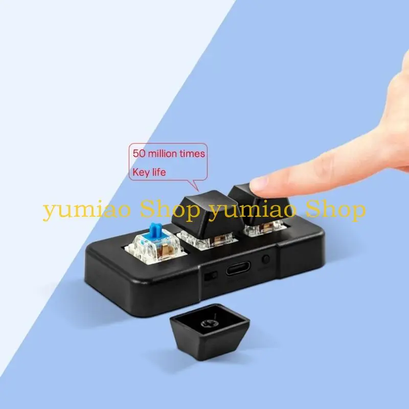587B RGB 3 Keys Programming Keyboard For Gaming Mechanical Keyboards