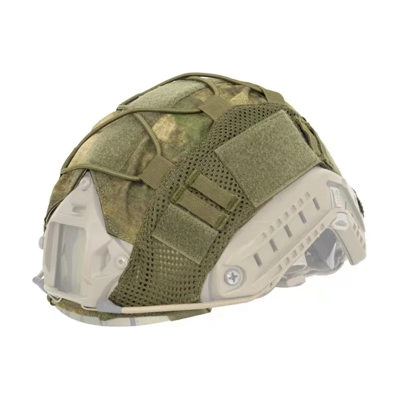 Tactical Helmet Cover for Fast Helmet Multi-Camo Helmet Cover for Airsoft HelmetMilitary Paintball Hunting Shooting Gear - 1000D