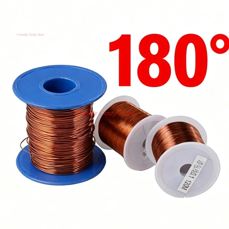 0.06MM -2.5MM QZY-2-180 Magnet Wire Enameled Copper Winding Coil Weight 200g