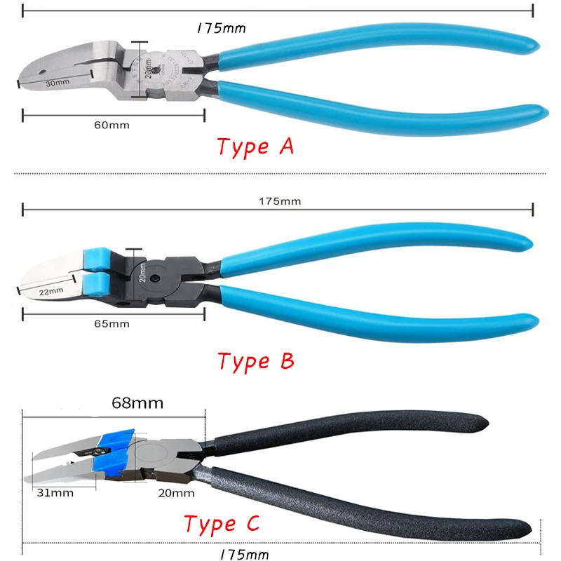 Mutipurpose Diagonal Clamping Vise Plier for Auto Repairing Motorcycle Automotive Accessories Removal Caliper Hand Tools