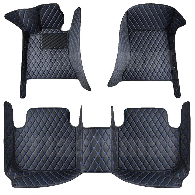 CNAGS Custom Leather Car Mats For Mitsubishi All Models Asx Outlander Lancer 10 Pajero Sport Accessories Automotive Carpet