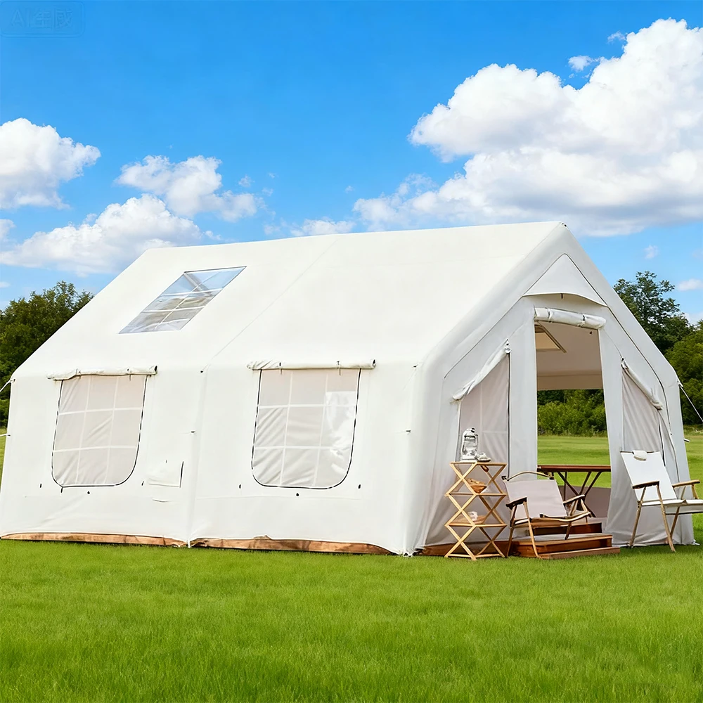 

STLF Factory Customized 17.2 Inch Outdoor Camping Tent Waterproof Oxford Fabric Portable Inflatable Partition Room for Families