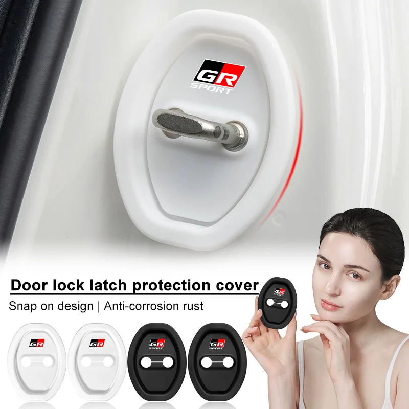 باب السيارة الأخدود وسادة هلام السيليكون المضادة للتصادم الغطاء الواقي لتويوتا GR الرياضة غازو سباق يارس كورولا هايلكس سوبرا