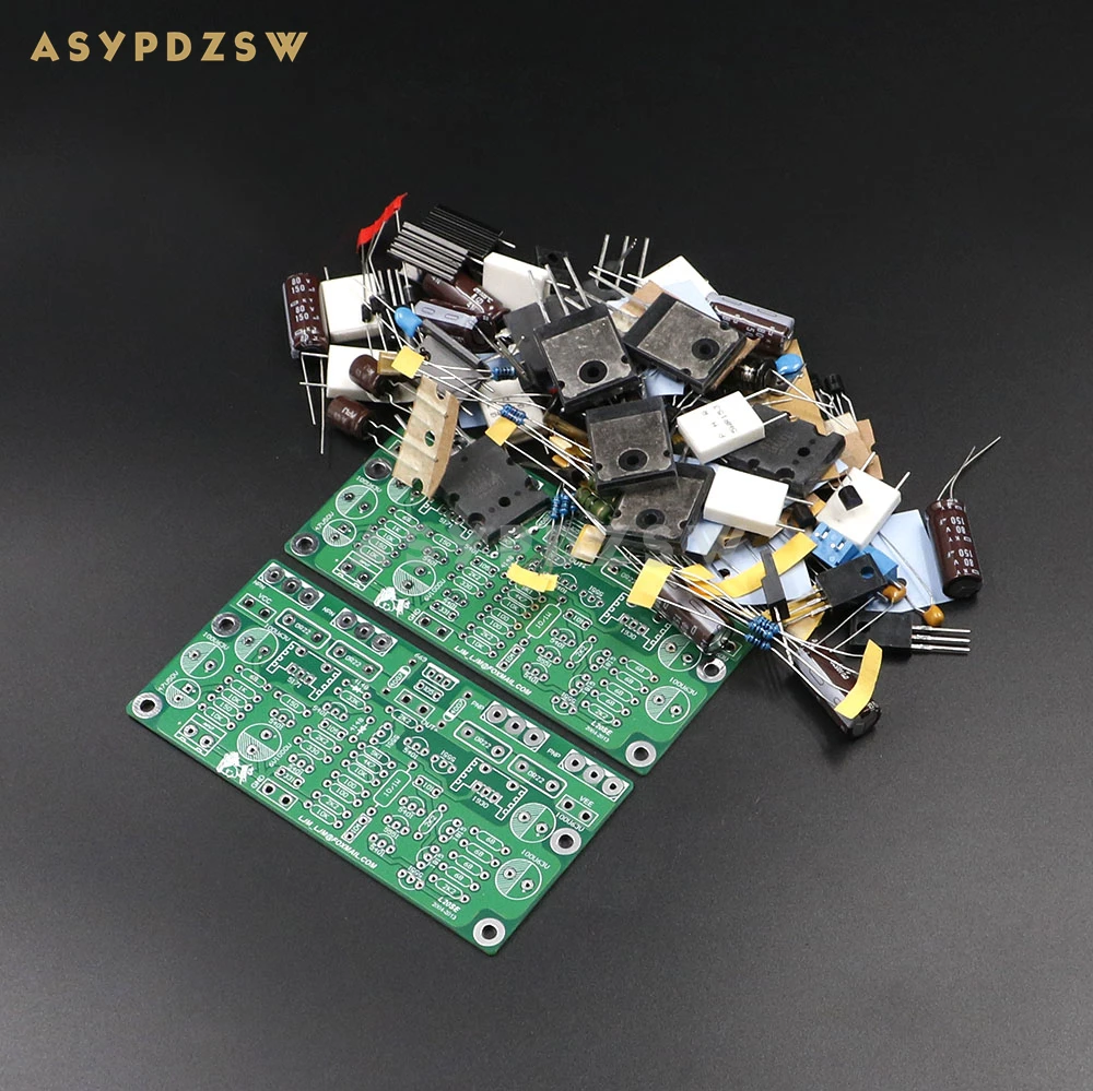 2 CH HIEND L20.5 초저왜곡 파워 앰프, 200W DIY 키트, 마감된 보드, KTB817 KTD104