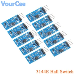 10pcs/1pcs 3144E Hall Switch Speed Counting Sensor Module For DIY Smart Car Integrated Circuits