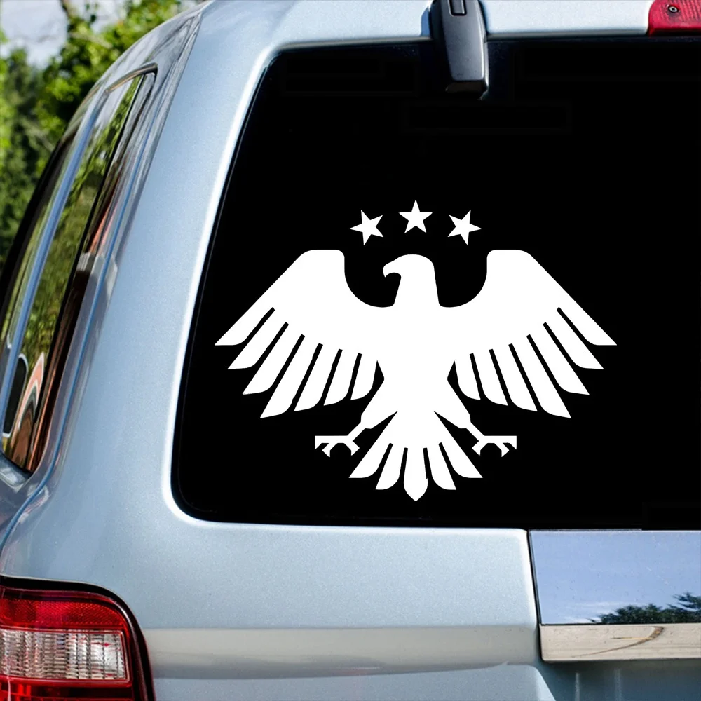 New Syria Eagel Car Stickers Decals Waterproof Decor for Auto Bumper Rear Windshield Window, Wall Decal Motorcycle