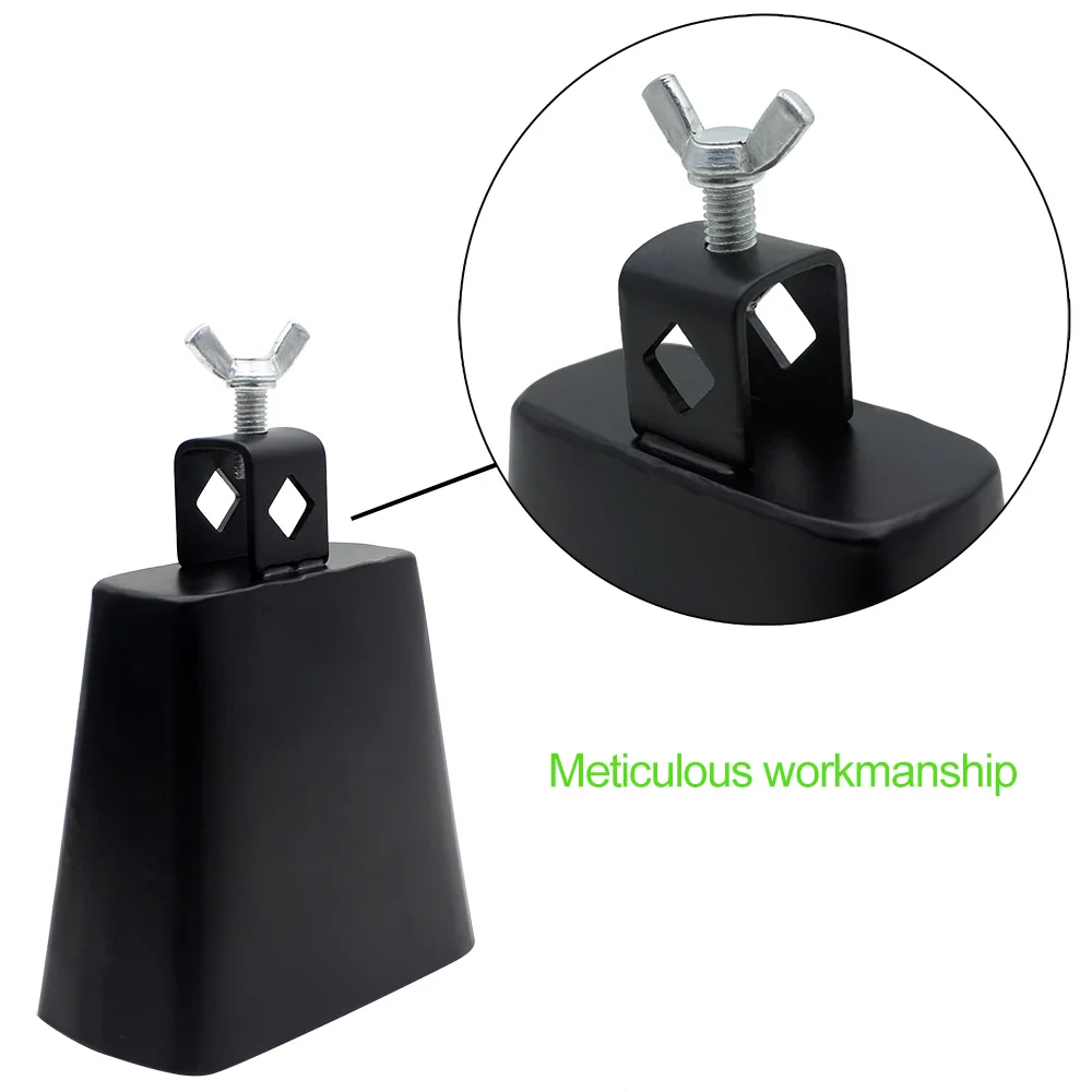 Kuhglocke Hohe Qualität 4/5/6/7/8 Zoll Jazz Trommel Kuhglocke Metall Stahl Cattlebell Kuh Glocke Trommeln Percussion Instrumente Zubehör – Detail 8
