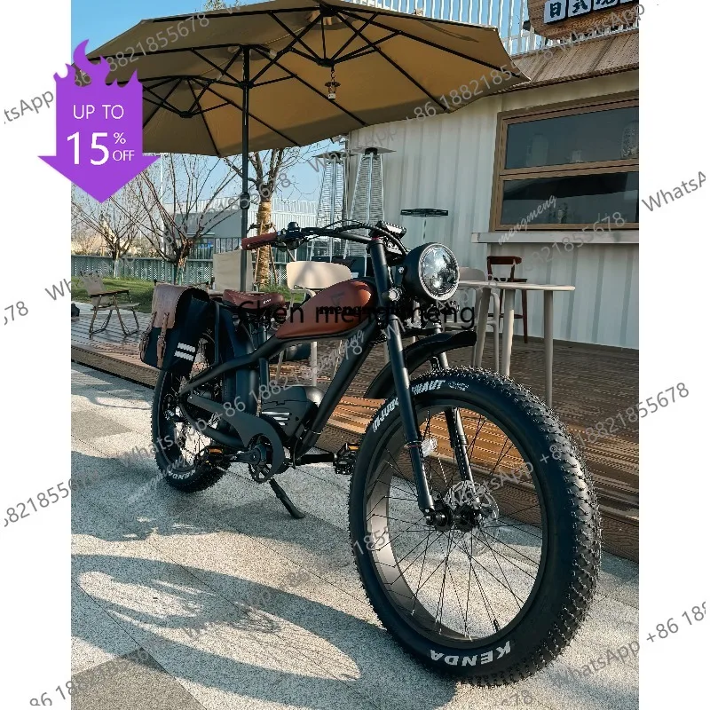 

Электровелосипед A61 Warehouse 48V 26Ah, гибридный, для любых дорог, с двигателем 750 Вт, для бездорожья, с толстыми шинами, для горных и шоссейных трасс