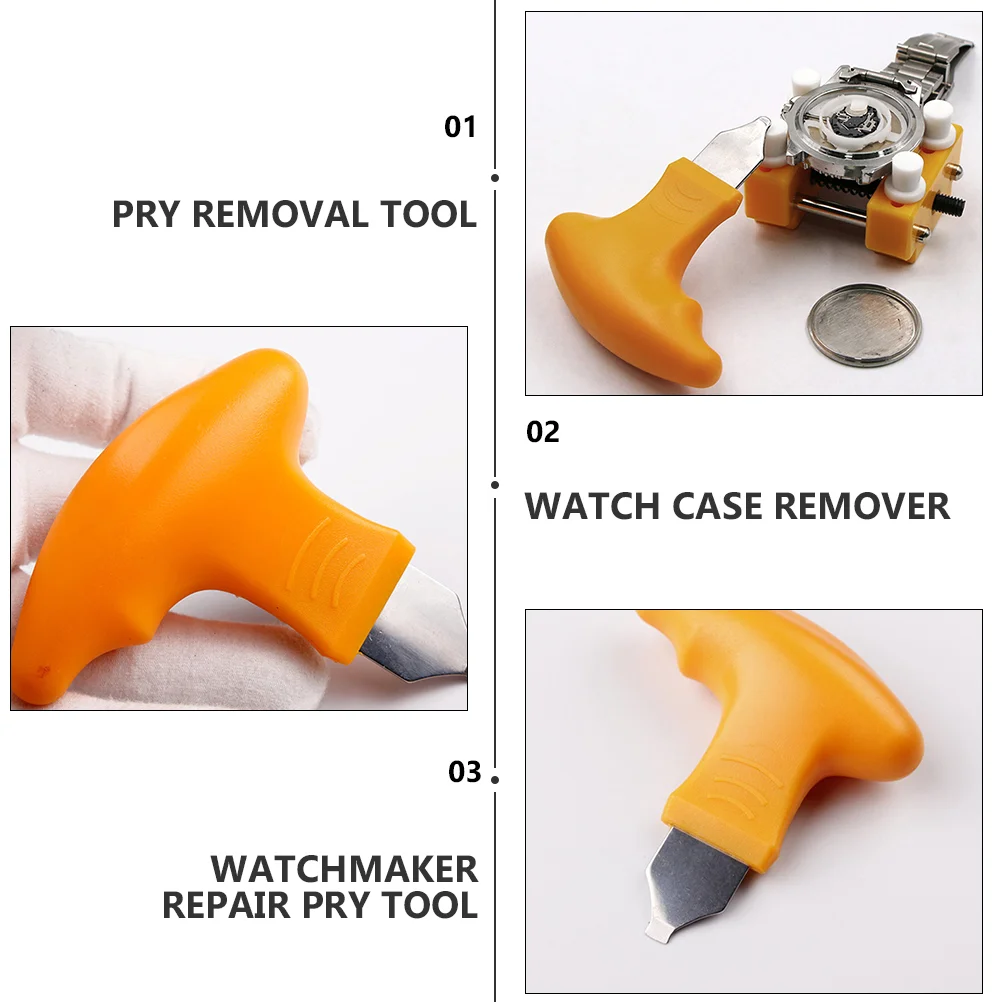Watch Tool Repair Accessories Case Opener Repairing Back Cover Remover Steel Pry