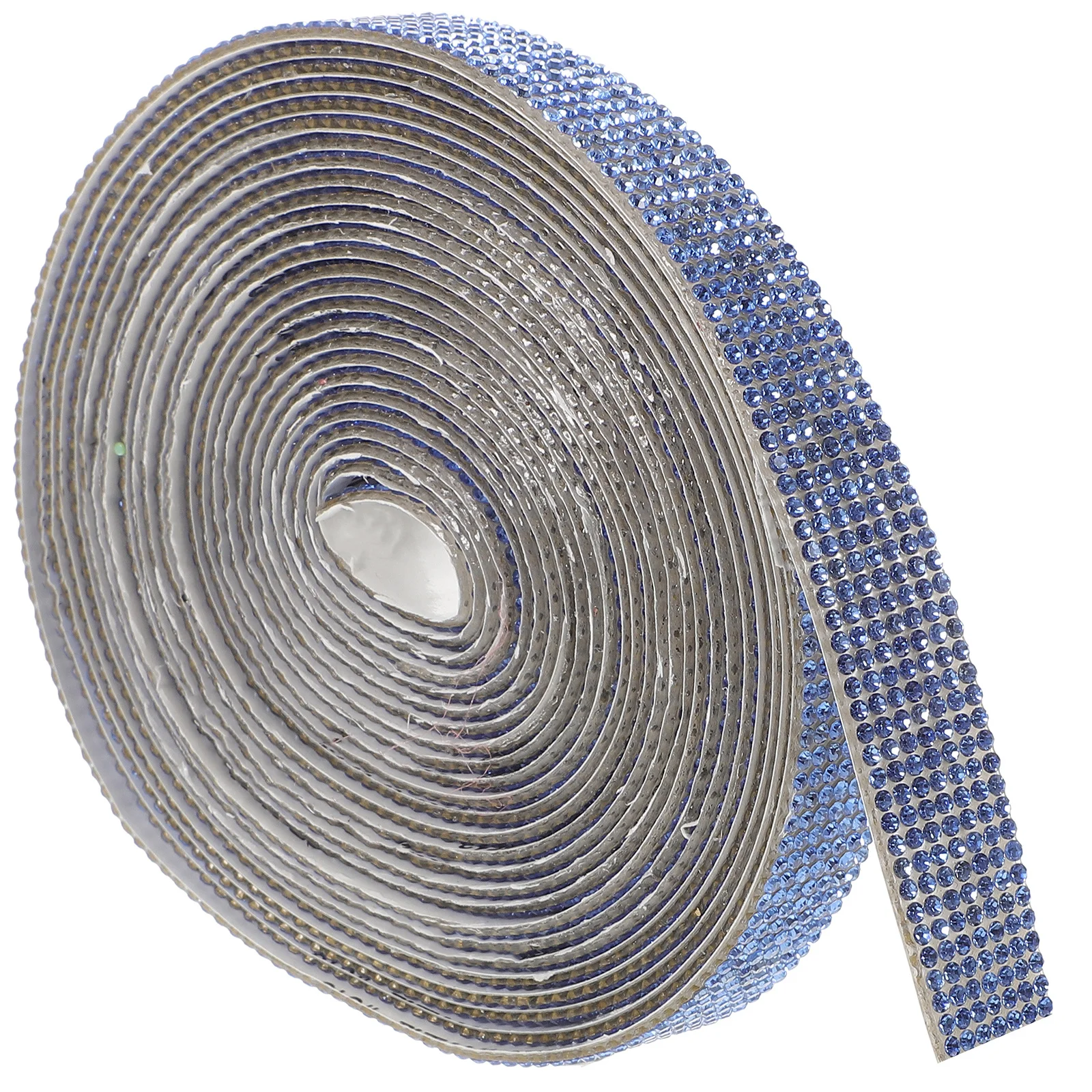 

1 Roll Self Adhesive Rhinestone Ribbon Costume Decorative Strip for Crafts Shoes Clothing Bags Bridal Veil Sparkling Bling Tape