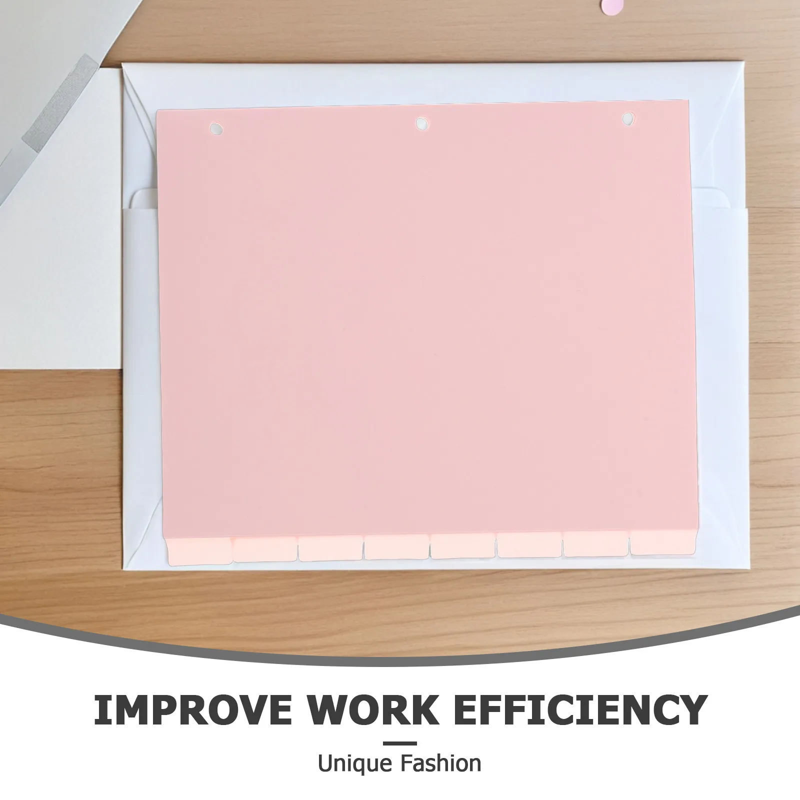 8Sheets Heavy Duty Binder Paper Dividers with Tabs for 6 Ring Binder Tab Dividers Index Separator for Office School Study