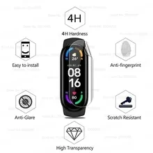 5 pezzi pellicola idrogel per Xiaomi Mi Band 8 7 6 5 4 3 copertura completa protezione schermo morbida accessori per orologi intelligenti non in vetro