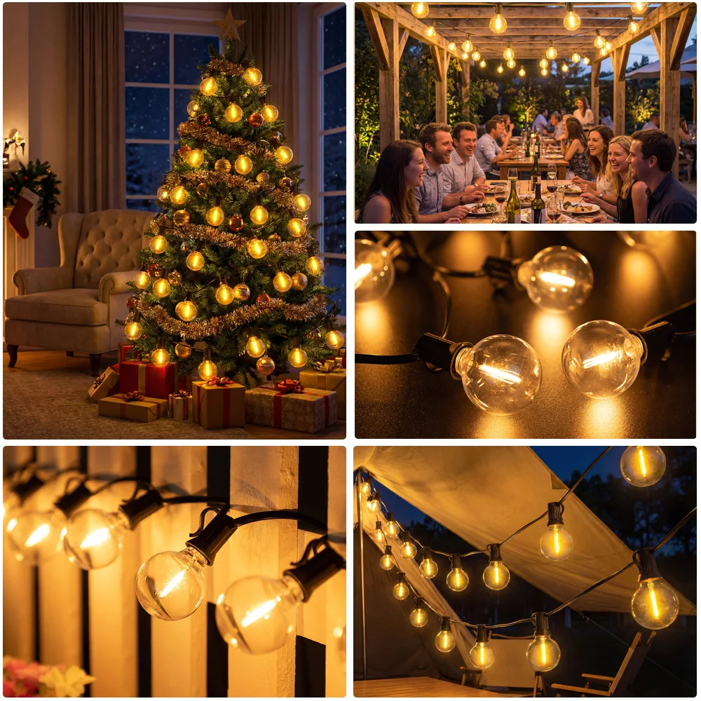 15M 30M Led G40 Dize Işık 24V  - Outdoor Lighting Year Round incelemesi ve fiyatı