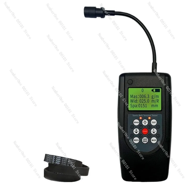 Infrared Laser Belt Tension Meter Vibration Frequency Measuring Tool for Motor Drive Belt Tension Testing Digital Alignment